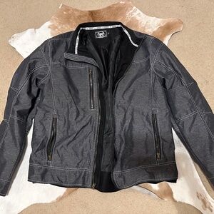 Mens Western Jacket - Cowboy Hardware  Soft Shell Jacket - Size XL